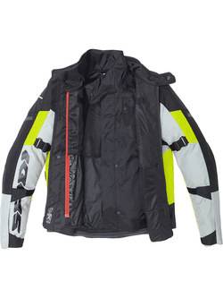 Kurtka motocyklowa tekstylna Spidi Crossmaster czarno-szaro-żółta