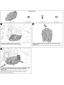 Płyta pod silnik Acerbis CF Moto 450 MT (24-) czarna