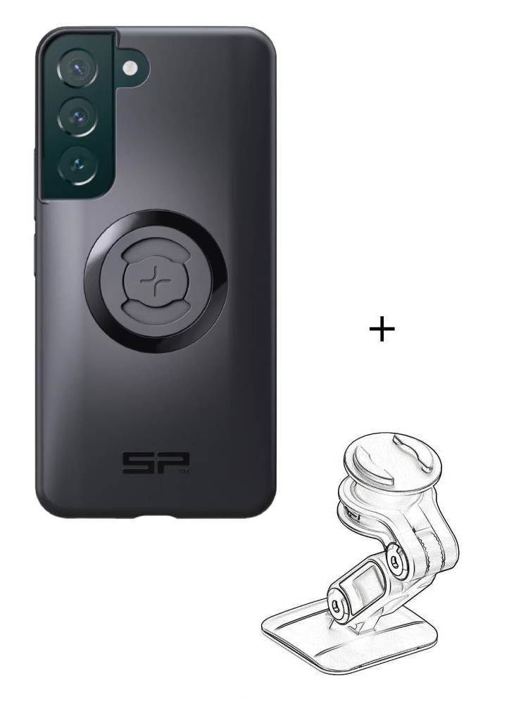 Zestaw do samochodu: etui na telefon Samsung Galaxy S22 + mocowanie SP Connect