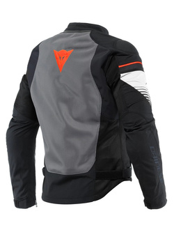 Kurtka motocyklowa tekstylna Dainese Air Fast Tex czarno-szaro-biała