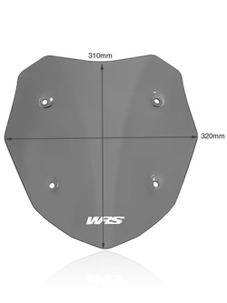 Szyba motocyklowa WRS Sport BMW F 900 XR (20-) mocno przyciemniana