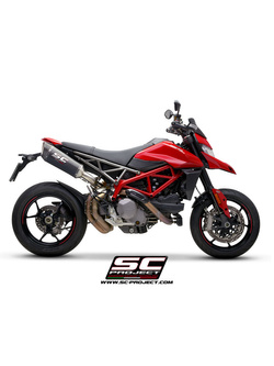 Tłumik SC-Project SC1-R Titanium / Carbon - Ducati Hypermotard 950 / RVE / SP [19-21]