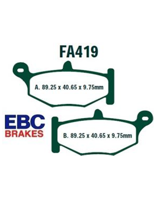 Klocki hamulcowe EBC FA419 89.25 x 40.65 x 9.75mm NA TYŁ