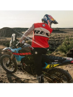 Kurtka enduro REV’IT! Morocco czerwono-beżowa