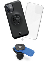 Zestaw: etui na telefon iPhone 12 mini + wodoodporny pokrowiec + uchwyt kulowy Quad Lock