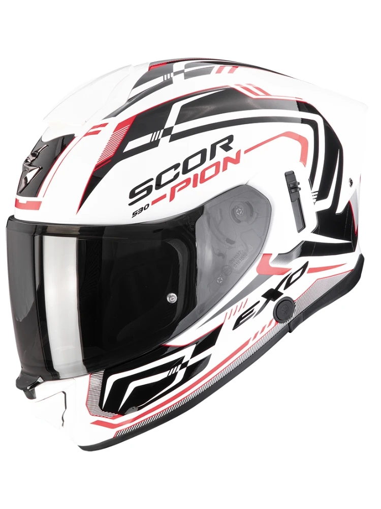 Kask integralny Scorpion EXO-530 AIR Slope biało-czarno-czerwony