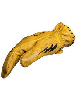 Rękawice motocyklowe John Doe Coyote żółto-czarne