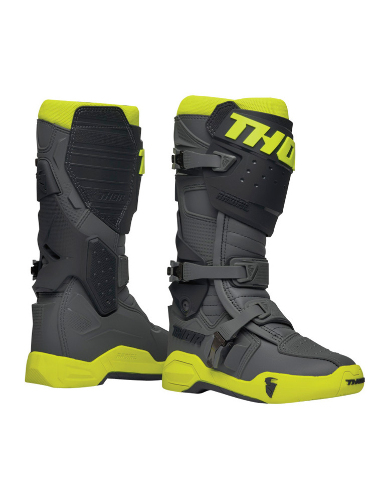 Buty enduro Thor Radial MX szaro-fluo żółte