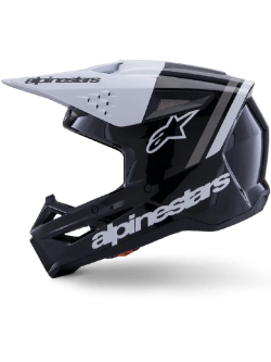 Kask enduro Alpinestars SM3 Radium czarno-szaro-biały
