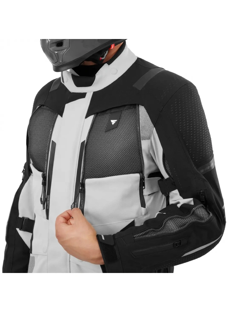 Kurtka motocyklowa tekstylna Shima Hero 3.0 G2 szaro-czarna