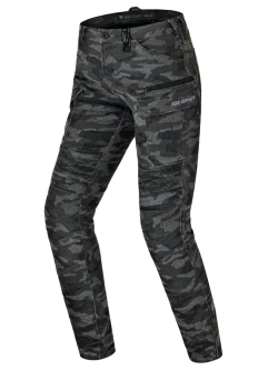 Jeansy motocyklowe damskie Shima Giro 3.0 camo