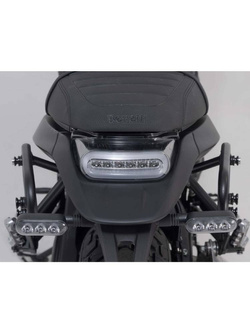 Zestaw: kufry boczne plastikowe Urban ABS + stelaże SLC Sw-Motech Benelli Leoncino 800 (21-) [pojemność: 2 x 16,5l]