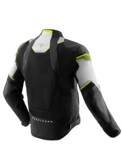 Kurtka motocyklowa tekstylna Rebelhorn Hiflow V czarno-szaro-żółta