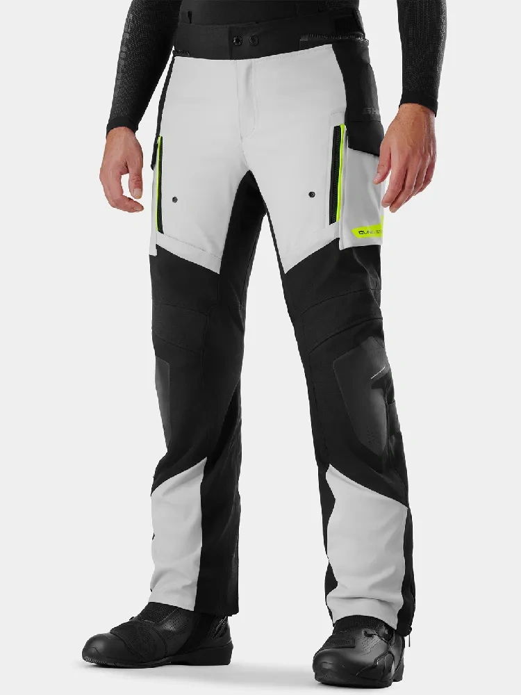 Spodnie motocyklowe tekstylne Shima Dune 2.0 G2 czarno-białe-fluo