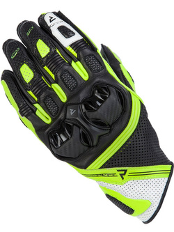 Rękawice motocyklowe Rebelhorn ST Short czarne-fluo żółte