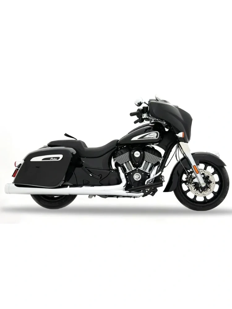 Tłumiki motocyklowe Rinehart Racing 4.5" DBX45 do wybranych modeli Indian chromowane