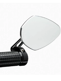 Lusterko motocyklowe uniwersalne Motogadget Mo.view Sport Flip aluminiowe, czarne [długość ramienia: 72 mm]