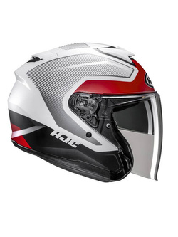 Kask otwarty HJC i31 Tevis szaro-czerwony