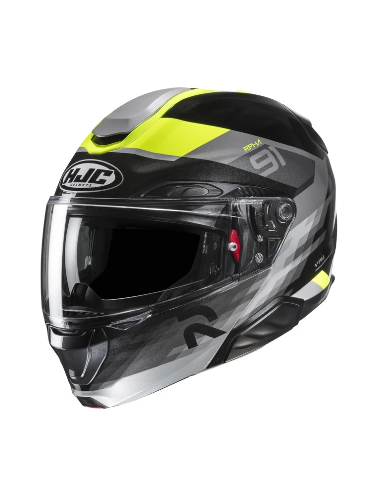 Kask szczękowy HJC RPHA 91 Madal czarno-żółty