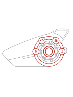 Interkom motocyklowy Sena 20S EVO (1 zestaw)