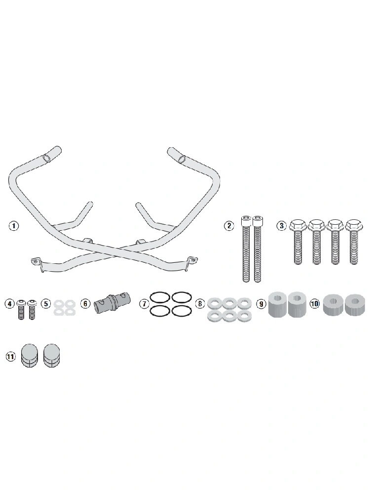 Gmole silnika Kappa Honda X-ADV 750 (17-) czarne