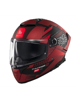 Kask integralny MT Thunder 4 SV Luminence D5 czerwono-czarny matowy