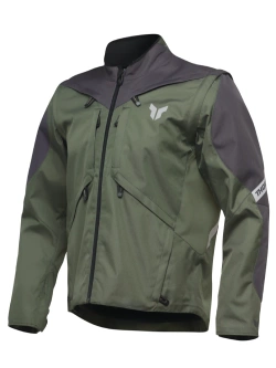 Kurtka enduro Thor Terrain zielono-szara