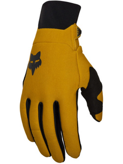Rękawice cross Fox Defend Thermo Mustard czarno-żółte