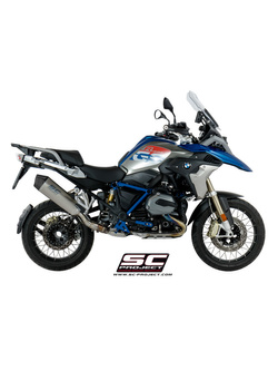 Tłumik SC-Project X-Plorer Titanium + Carbon (SLIP ON) - BMW R 1200 GS - ADVENTURE [17-18]