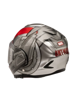 Kask szczękowy HJC F100 Ant-Man Marvel srebrno-czerwony