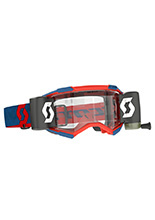 Gogle motocyklowe Scott Fury WFS niebiesko-fluo czerwone