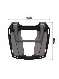 Stelaż pod kufer centralny Hepco&Becker EasyRack BMW F 800 GS [08-18]