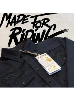 Koszula motocyklowa John Doe Aero Mesh Motoshirt czarna