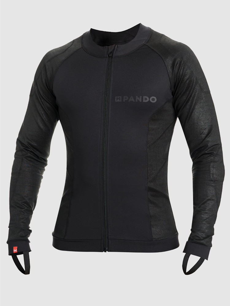 Koszula motocyklowa z ochraniaczami Pando Moto Shell UH 03 czarna
