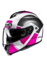 Kask szczękowy HJC C91N Jyn różowo-szary
