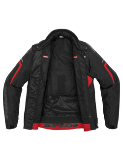 Kurtka motocyklowa tekstylna Spidi Sportmaster H2Out czarno-czerwona