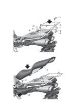 Stelaż pod kufer centralny Shad Yamaha Fazer FZ6 N/S 600 (04-12)