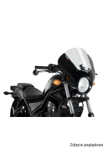 Półowiewka motocyklowa sportowa PUIG Dark Night Honda CMX 500 Rebel (17-19) lekko przyciemniana matowa