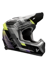 Kask enduro Thor Fleet szaro-fioletowy-fluo