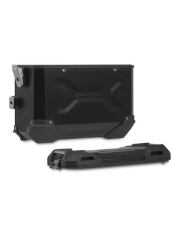 Zestaw: kufry boczne + stelaże PRO TRAX ADV SW-Motech Yamaha MT-07 Tracer (16-23) [poj.: 2 x 37 L] czarne