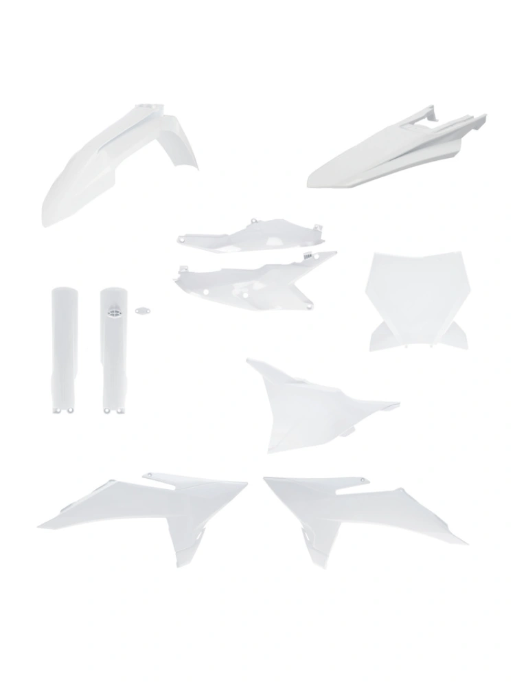 Pełny zestaw plastików Acerbis KTM (wybrane modele) biały