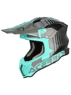 Kask enduro Acerbis Airstrike-C turkusowy