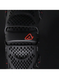 Nakolanniki motocyklowe Acerbis Impact Pro czarno-czerwone