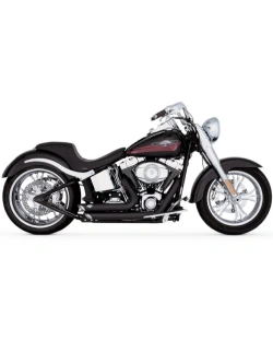 Pełny układ wydechowy Vance & Hines Shortshots Staggered Harley Davidson Softail (18-25) (wybrane modele) czarny matowy
