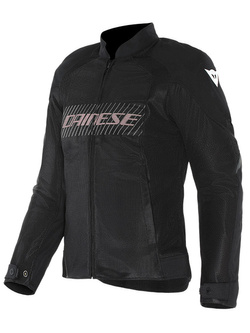 Kurtka motocyklowa damska tekstylna Dainese Herosphere Air Tex czarno-biało-pomarańczowa