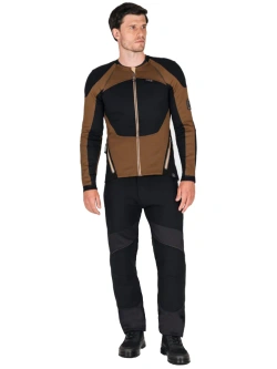 Koszula z ochraniaczami Knox Urbane Pro Move czarno-brązowa