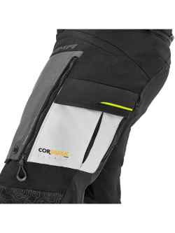 Spodnie motocyklowe damskie tekstylne Shima Tracker czarno-szare