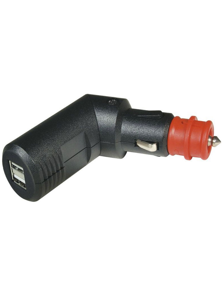 Ładowarka Double USB Touratech [2 porty USB, 2.500 mA, 12 / 5 V]