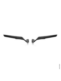 Lusterka motocyklowe Rizoma Stealth Naked (2 sztuki w zestawie) czarne