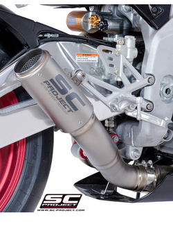 Tłumik CR-T Low Position Titanium SC-Project do Aprilia RSV4 RF/RR 2018